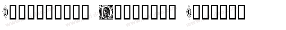 Ornamental Initials O字体转换